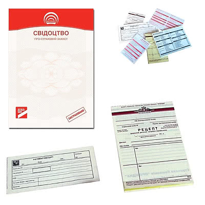 Фирменные бланки, прайсы, документация на самокопирующейся бумаге